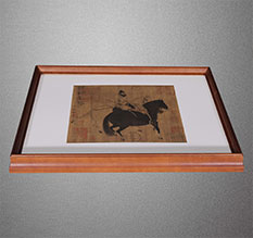 宣汉书画装裱配框服务案例